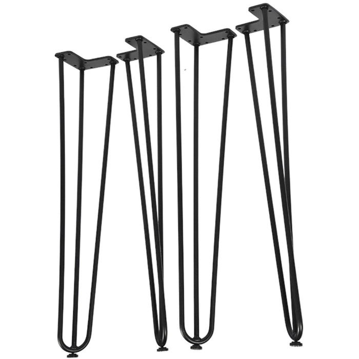 Black Industrial Style Table legs Black 4pcs |  GSTB023 Makfry