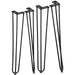 Black Industrial Style Table legs Black 4pcs |  GSTB023 Makfry