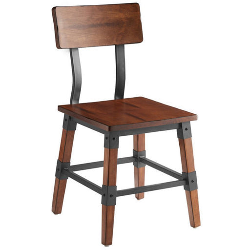 Rustic Style Dining Chair Antique Walnut |  GSW0236 Makfry