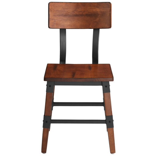 Rustic Style Dining Chair Antique Walnut |  GSW0236 Makfry