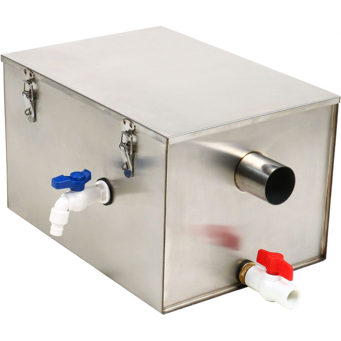 Grease trap Fat separator Stainless steel 26 litres/min |  GTB26L Makfry