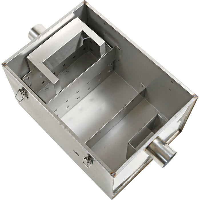 Grease trap Fat separator Stainless steel 65 litres/min |  GTB65L Makfry