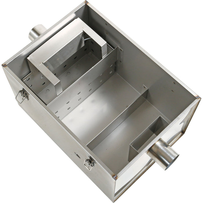 Grease trap Fat separator Stainless steel 26 litres/min |  GTB26L Makfry