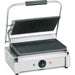 B GRADE Heavy Duty Large Panini Contact grill 2.2kW Ribbed |  EG02A B GRADE Makfry