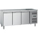 Commercial Refrigerated Counter 3 Doors 1600x700x650mm | Gxx612 Makfry