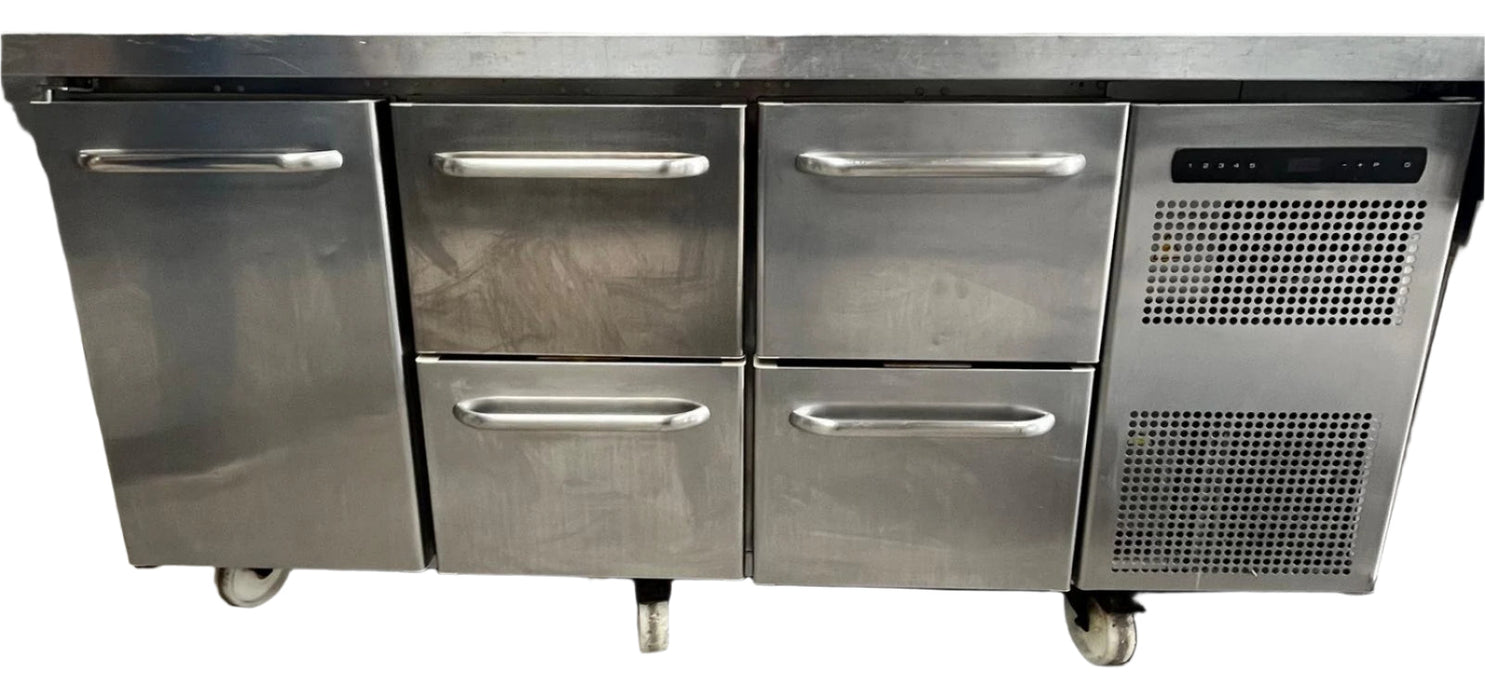 GRAM 4 Drawer 1 Door Counter Fridge-Refurbished Canmac Refurbished