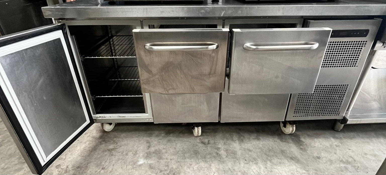GRAM 4 Drawer 1 Door Counter Fridge-Refurbished Canmac Refurbished