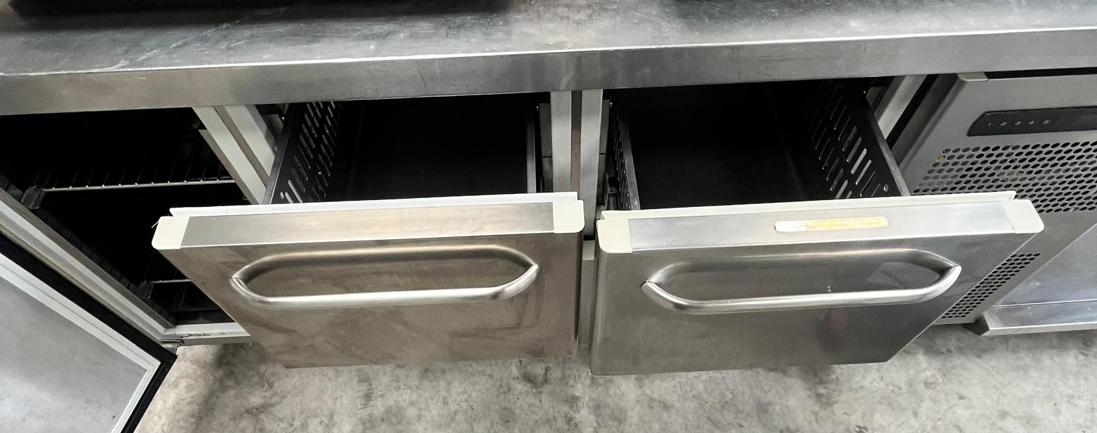 GRAM 4 Drawer 1 Door Counter Fridge-Refurbished Canmac Refurbished