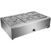 Commercial Electric Bain Marie 6x Gn1/2 3000 W Countertop 1080x750x275mm | Hb1080 Makfry