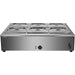 Commercial Electric Bain Marie 6x Gn1/2 3000 W Countertop 1080x750x275mm | Hb1080 Makfry