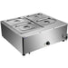 Commercial Electric Bain Marie 4x Gn1/2 3000 W Countertop 750x750x275mm | Hb750 Makfry