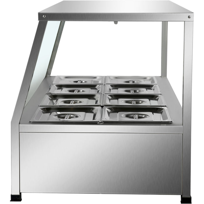 Display Bain Marie Countertop 10xGN1/2 150mm |  HBM213