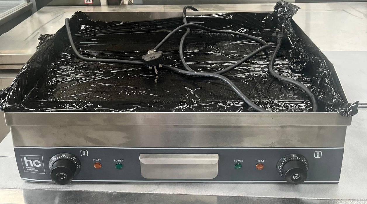Countertop Grill - Griddle - 2 Burner - 600 mm - Electric - HC-EG600 / B Grade Canmac Refurbished