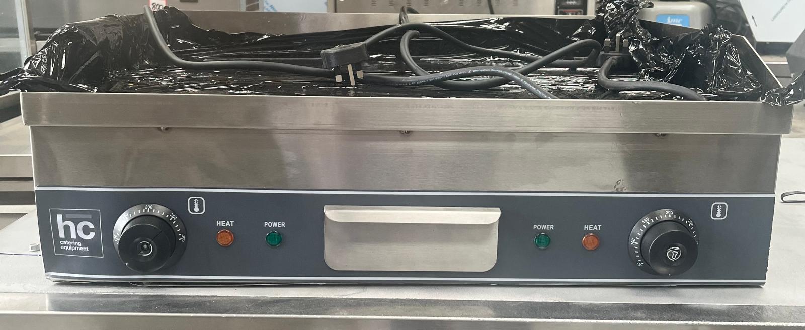 Countertop Grill - Griddle - 2 Burner - 600 mm - Electric - HC-EG600 / B Grade Canmac Refurbished