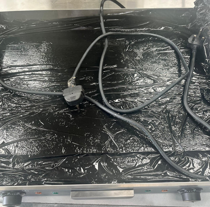 Countertop Grill - Griddle - 2 Burner - 600 mm - Electric - HC-EG600 / B Grade Canmac Refurbished