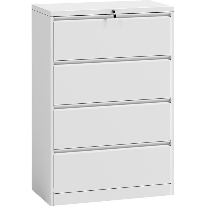 B GRADE Professional Filing Cabinet 4 drawer 900x460x1315mm White |  HDKL04 B GRADE