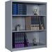 Commercial Metal Storage Cabinet Open 2 Shelves 800x400x900mm Grey |  HDWSA01 Makfry