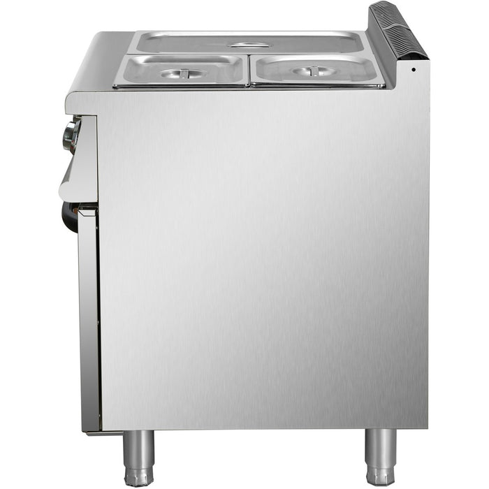 Commercial Electric Bain Marie with Cabinet 1xGN1/1 + 2xGN1/2 5kW 700mm Depth |  HEB709A