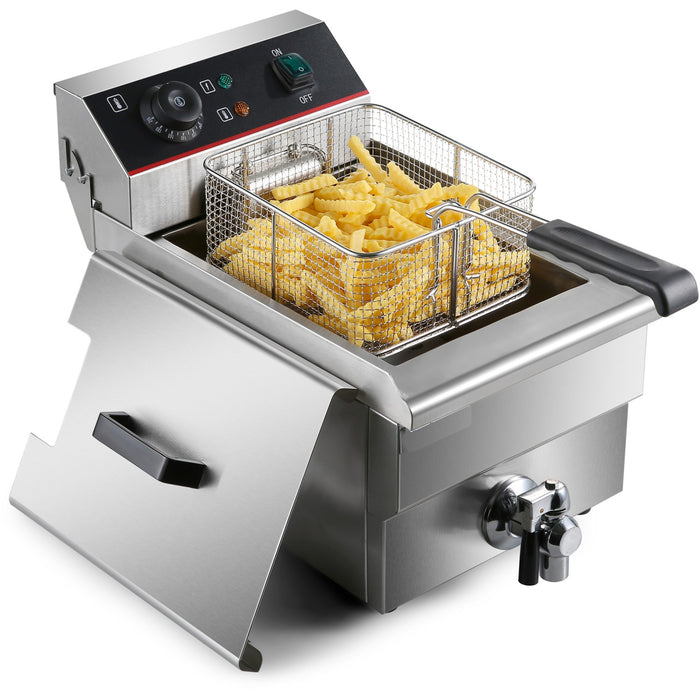 Commercial Fryer Single Electric 12 litre 3.25kW Countertop |  HEF12L