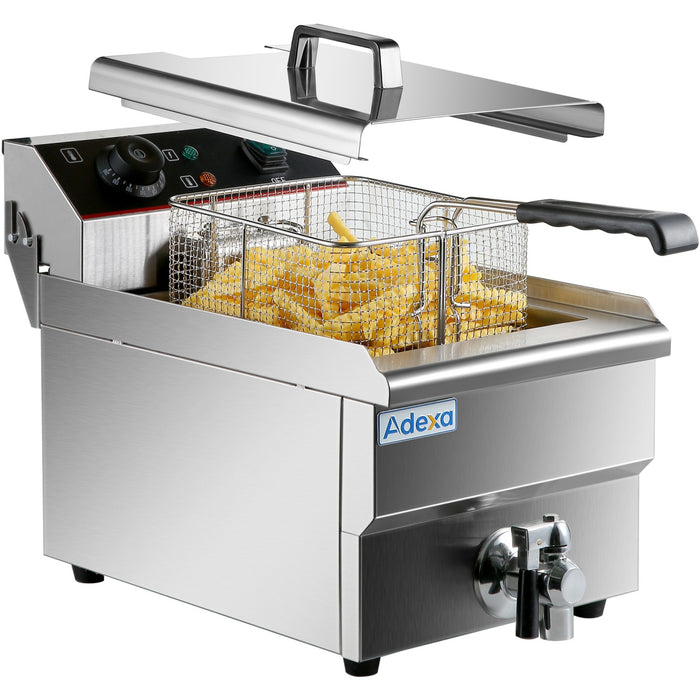 Commercial Fryer Single Electric 12 litre 3.25kW Countertop |  HEF12L