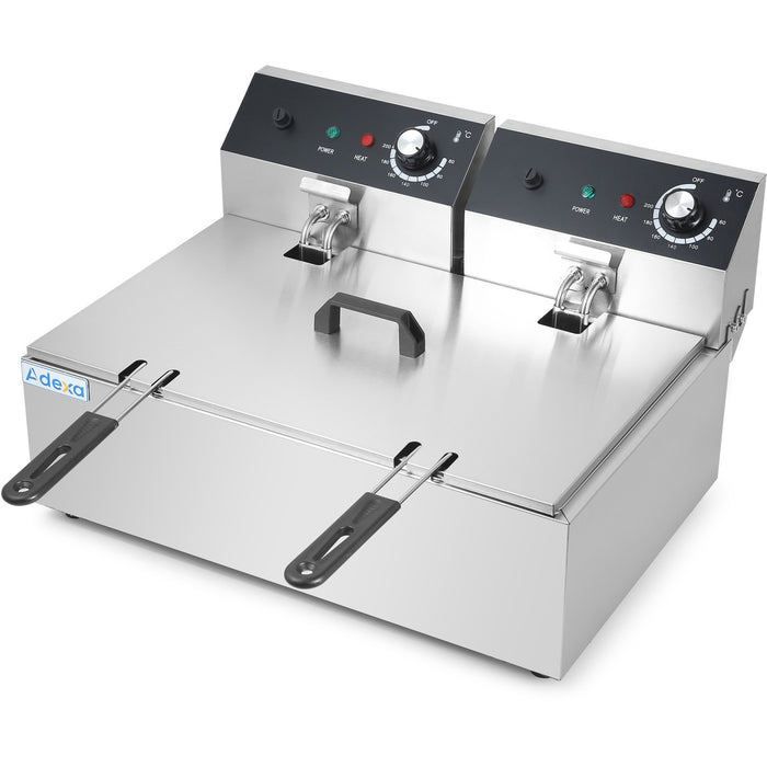 Commercial Fryer Single Electric 12 litre 5kW Countertop |  HEF83A