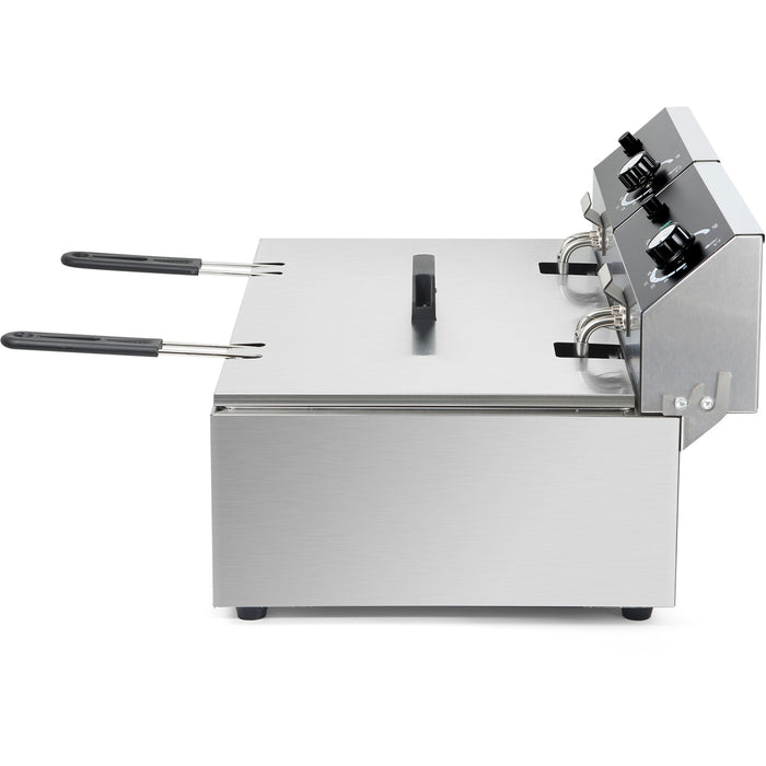 Commercial Fryer Single Electric 12 litre 5kW Countertop |  HEF83A