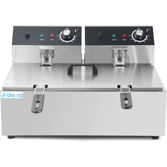 Commercial Fryer Single Electric 12 litre 5kW Countertop |  HEF83A