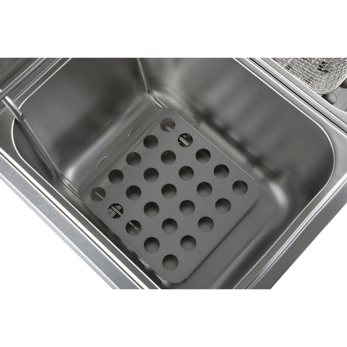 Commercial Fryer Double Electric 2x8 litre 5.6kW Countertop |  HEF89 Makfry