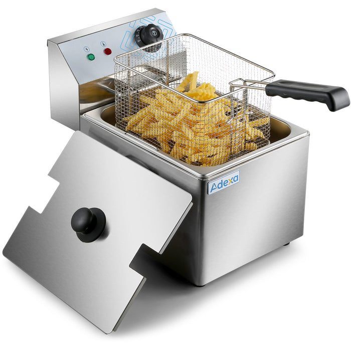 Commercial Fryer Single Electric 8 litre 3.25kW Countertop |  HEF8L