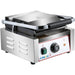 Heavy Duty Panini Contact grill Ribbed 1.8kW |  HEG811 Makfry