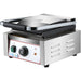 Heavy Duty Panini Contact grill Ribbed/Smooth 1.8kW |  HEG811A Makfry