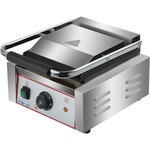 Heavy Duty Panini Contact grill Smooth 1.8kW |  HEG811B Makfry