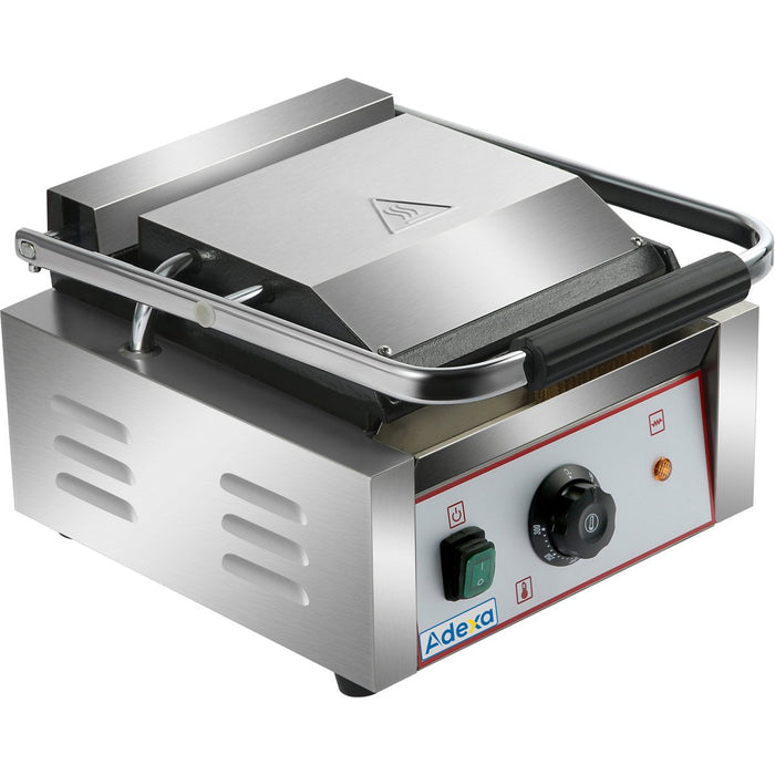 Heavy Duty Panini Contact grill Smooth 1.8kW |  HEG811B Makfry