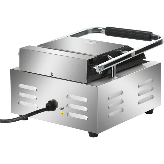 Heavy Duty Panini Contact grill Smooth 1.8kW |  HEG811B Makfry