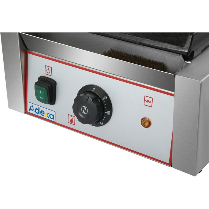 Heavy Duty Panini Contact grill Smooth 1.8kW |  HEG811B Makfry