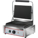 B GRADE Heavy Duty XL Panini Contact grill Ribbed 2.2kW |  HEG811E B GRADE Makfry