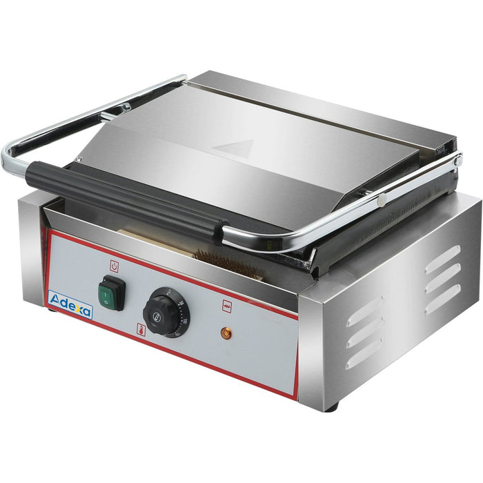 Heavy Duty Large Panini Contact grill Ribbed/Smooth 2.2kW |  HEG811EA Makfry