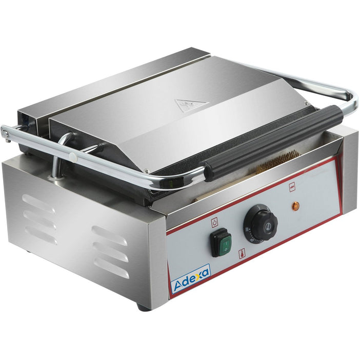 Heavy Duty Large Panini Contact grill Ribbed/Smooth 2.2kW |  HEG811EA Makfry