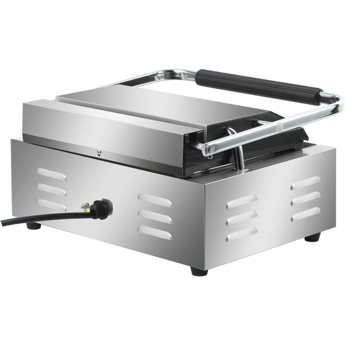 B GRADE Heavy Duty Large Panini Contact grill Ribbed/Smooth 2.2kW |  HEG811EA B GRADE Makfry