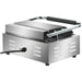 B GRADE Heavy Duty Large Panini Contact grill Ribbed/Smooth 2.2kW |  HEG811EA B GRADE Makfry