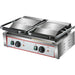 Heavy Duty Twin Panini Contact Grill Ribbed 3.6k W Dual Zone | Heg813 Makfry
