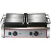 Heavy Duty Twin Panini Contact Grill Ribbed 3.6k W Dual Zone | Heg813 Makfry