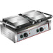 Heavy Duty Twin Panini Contact Grill Ribbed 3.6k W Dual Zone | Heg813 Makfry