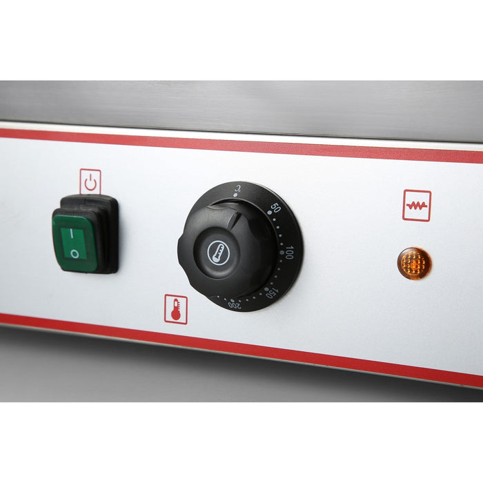 B Grade Heavy Duty Twin Xl Panini Contact Grill Ribbed 4.4k W Dual Zone | Heg813 E B Grade Makfry