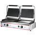 Heavy Duty Twin Xl Panini Contact Grill Ribbed/Smooth 4.4k W Dual Zone | Heg813 Ea Makfry