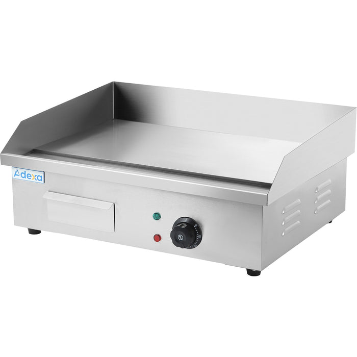 B GRADE Commercial Griddle Smooth 550x430x240mm 3kW Electric |  HEG818 B GRADE