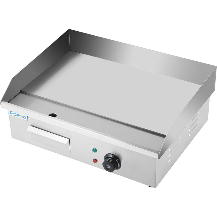 Commercial Griddle Smooth 550x430x240mm 3kW Electric |  HEG818