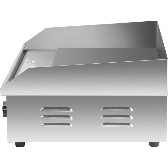 Commercial Griddle Smooth 550x430x240mm 3kW Electric |  HEG818