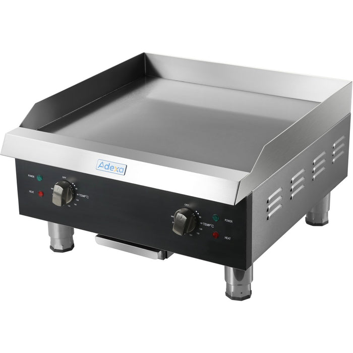 B GRADE Commercial Griddle Smooth 610x620x360mm 8kW Electric |  HEG824 B GRADE