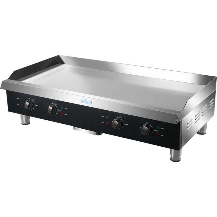 B GRADE Commercial Griddle Smooth 1215x620x360mm 16kW Electric |  HEG848 B GRADE